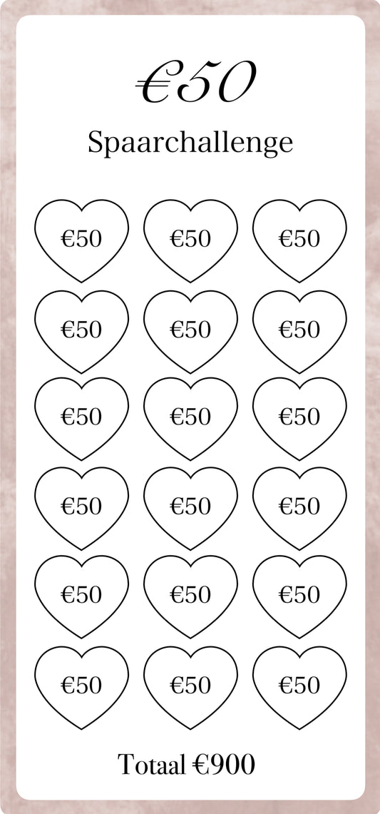 €50 Spaar Challenge