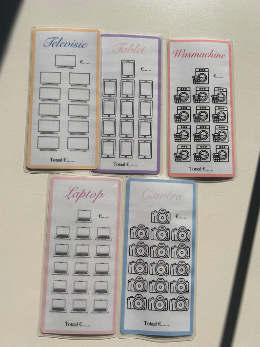 Spaardoelen Set 5 Stuks